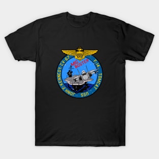 F-14 Tomcat - Mig Buster USS Jonh F Kennedy - Grunge Style T-Shirt